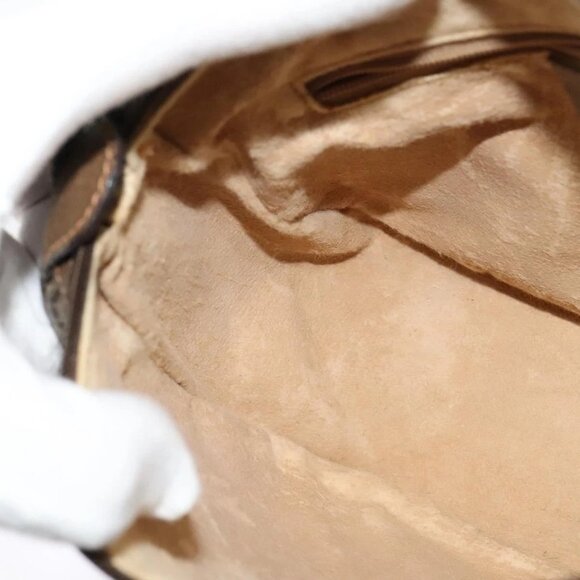 GUCCI GG Supreme Web Sherry Line Shoulder Bag PVC Beige 89 02 032 Auth 135357 - Picture 12 of 16